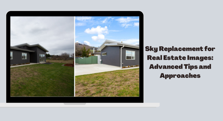 real estate images with advanced sky replacement